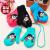 Korean girl cute black hat bun double gloves factory direct sales