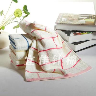 Cotton towel manufacturers selling pure cotton Plaid towels towel couples buy