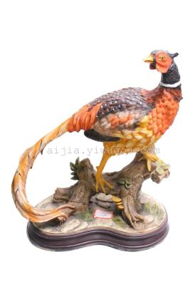 Chicken Exquisite Looking Peacock Resin Crafts Home Office Living Room Decoration Housewarming Gift Fashion Ikea