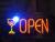 led sign open 