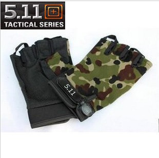 Military fan outdoor 5.11 tactical sink-finger anti-skid wearproof male I am special forces combat gloves