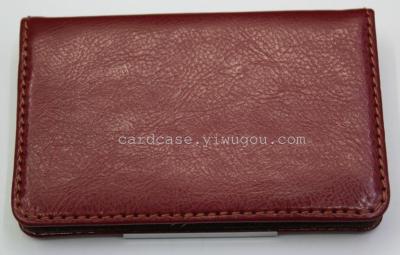 Leather business card holder, metal card case, PU card case,