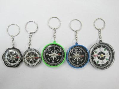 Compass compass Keychain crafts factory mini compass the compass key ring