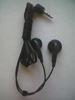 Js-7337 double channel earphone with stereo earphone