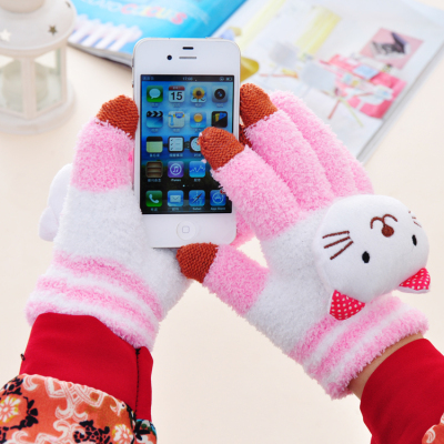 Korean half of the first touchscreen gloves stuffed animals wholesale factory direct