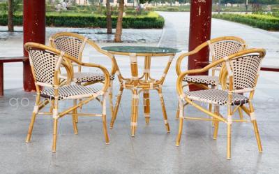 Faux bamboo furniture outdoor patio furniture leisure leisure furniture combination table 