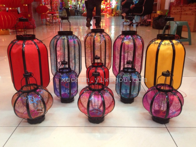Chinese new year Lantern antique wrought iron lanterns wedding pendant lanterns hand-Lantern craft lamp