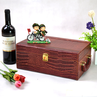 Factory Direct Supply Fashion Packaging Red Wine Gift Box