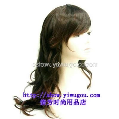 simulation wig,Beauty wig,Long wavy hair,front lace wig