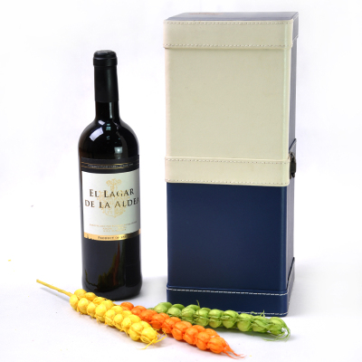 Factory Direct Sales Red Wine Box Creative Packaging Gift Box High-End Crafts Leather Box