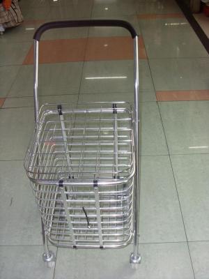 Aluminum shopping cart, large folding shopping cart, luggage cart, hand cart, supermarket trolley.