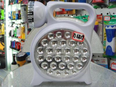 Yj-6829 1+30LED rechargeable emergency lamp hand lamp