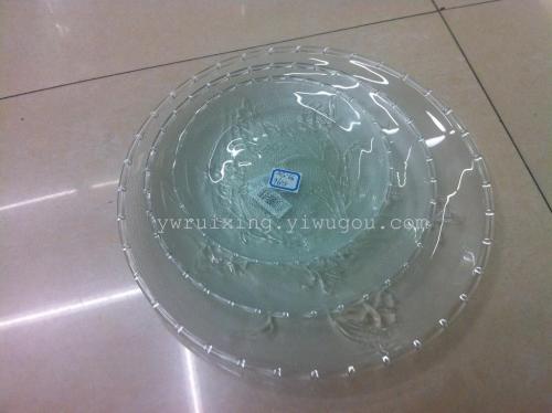 new glass flower disk has 6-inch 8-inch 10-inch