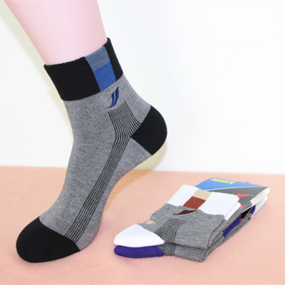 Qiu dong male sports socks and bamboo charcoal socks manual socks.