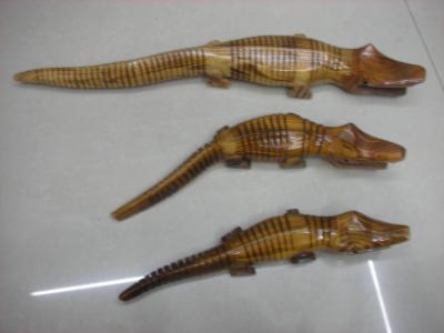 Wooden toys toys crocodile