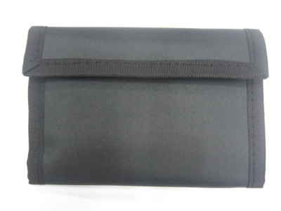 Folding wallet made of high quality nylon 420D material production.