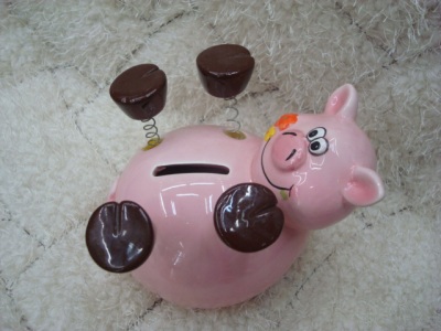 Pig money box home furnishings ceramics creative pot pot crafts gifts new foreign trade cargo handl