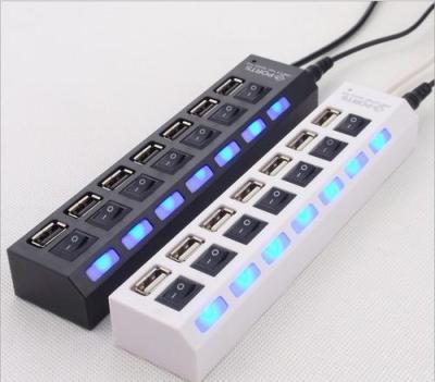 USB socket Blu-ray HUB HUB-HUB 7-port switch 7 on/off switch of the converter 7