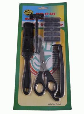 Haircuts comb five blade cutter shear beauty tips cosmetic comb 5 piece set wholesale factory direct