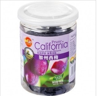 Malaysia food, California prune, 190 grams