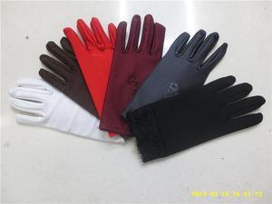 High elastic, spandex gloves.