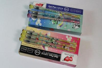 Pens, gel pens, a close G-2688