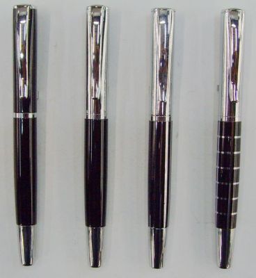 new design hot selling promotional metal rollerball pen with square cap