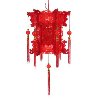 Xu spring craft high-end hexagonal lanterns hexagonal rotating antique lanterns decorate festive wedding wholesale