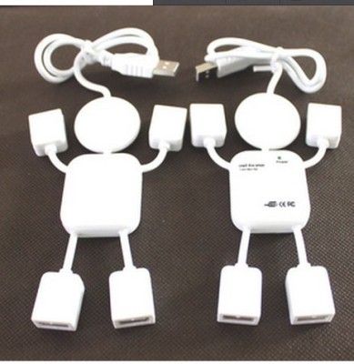 Cute humanoid HUB PC expansion interface Hi-Speed USB2.0 hub part four.