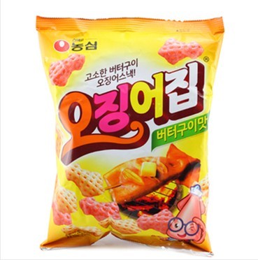 South Korean imports of food, agricultural heart squid tablets, 55 grams