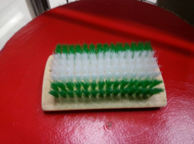 Bamboo Striped Square Coat Brush