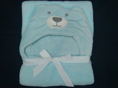 baby soft blanket with animal hat baby blanket with embroidery