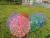 Transparent umbrella props umbrella decoration craft umbrella silk umbrella dance umbrella