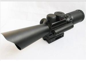 M8-3.5-10X40 Single-Tube Telescope with Red Laser Integrated Zoom