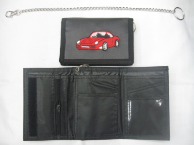 Chain wallet, waterproof PVC material production.