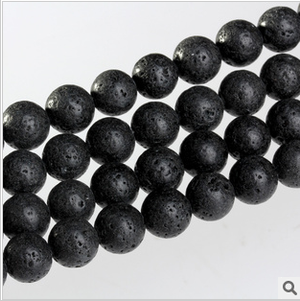 A023 with the natural crystal wholesale jewelry volcano stone semi-finished 12mm BEADS BEADED Diy handmade jewelry