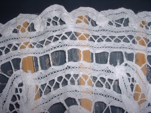 Hand embroidery craft fan fan lace window lace fan