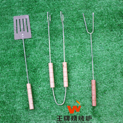 Barbecue supplies accessories: barbecue three sets of barbecue trumpet set of three pieces of fork folder