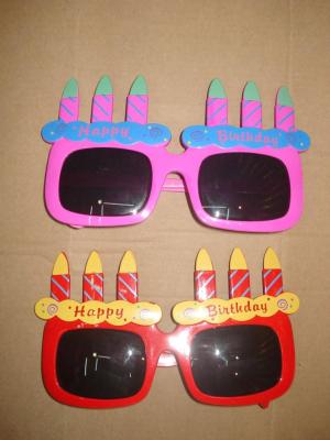 Birthday candles party glasses