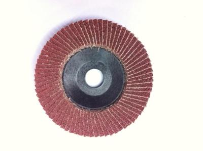 4-Inch 100mm Brown Fused Alumina Plastic Cover Louvre Blade Flap Disc Factory Direct Sales Special Offer