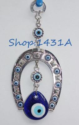 Blue evil eye Turkey alloy pendant with blue eyes wall decoration