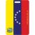 Ecuador's flag luggage tag etiqueta del equipaje 
