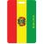 PVC plastic luggage tag Bolivia flag stylish souvenirs