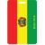 PVC plastic luggage tag Bolivia flag stylish souvenirs
