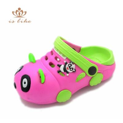 "Order" authentic two-tone Panda Baby hole children's shoes for children EVA Sandals shoes