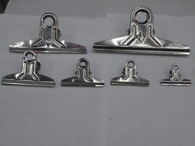 Factory direct sale large stainless steel flat ticket clip students book clip department store wholesale