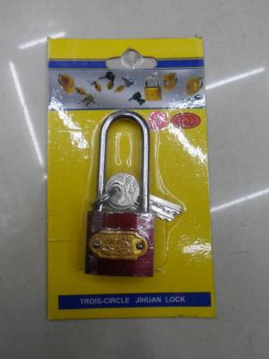 Long shackle iron padlock