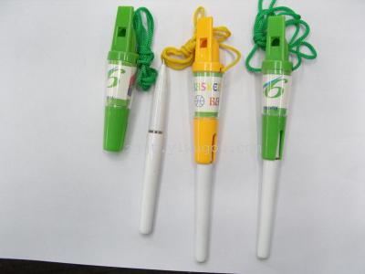 New Korean whistle lanyard ballpoint pen gel ink pen