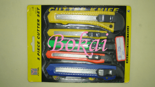 Five-piece knife utility knife utility knife with box cutters multi color