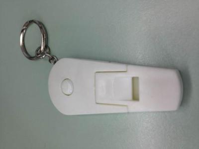 JS-8547 Mini Flashlight whistle key light key light plastic whistle torches